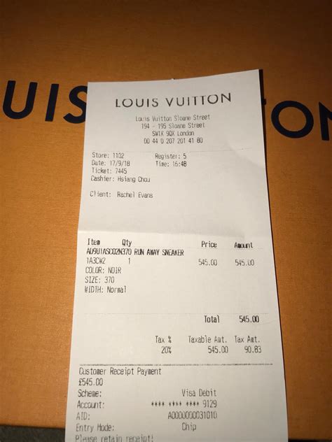 fake louis vuitton receipt with custom name|louis vuitton scam.